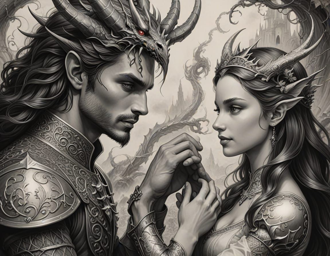 Magical Pencil Creates Fantastical Sketches of Castle, Princ...