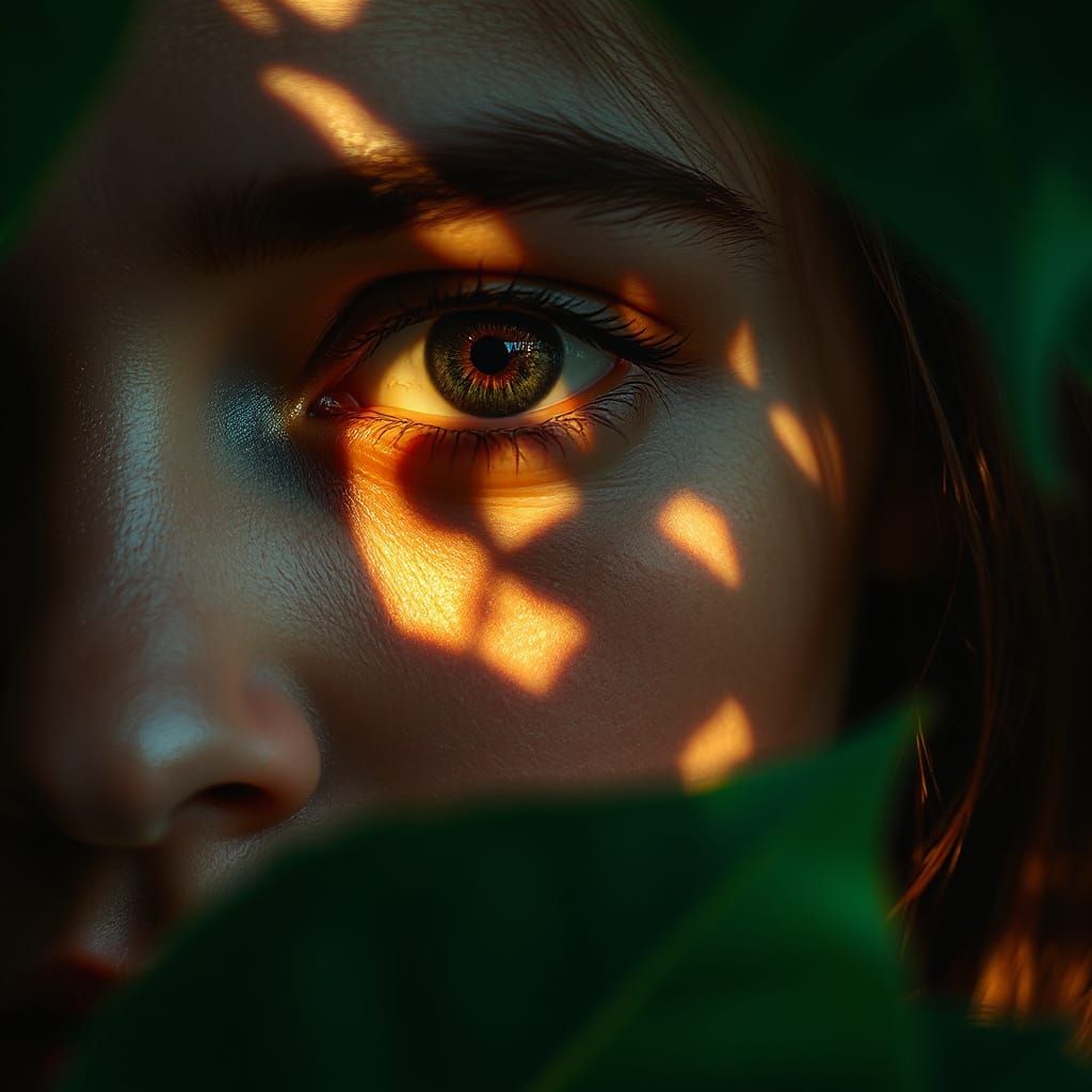 Through Quiet Eyes: Light holds her thoughts