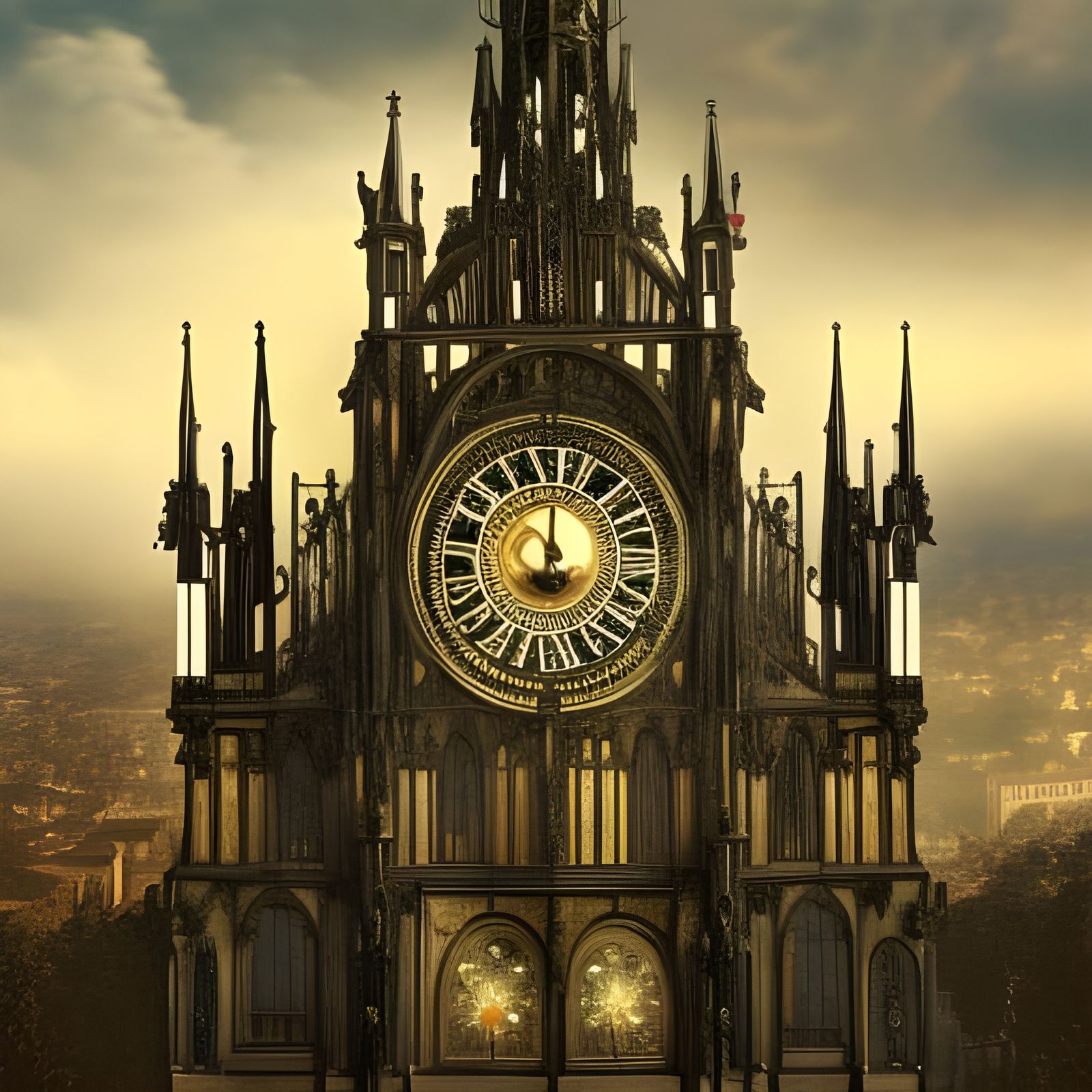 Epic Prague Orloj Clock: Digital Matte Painting