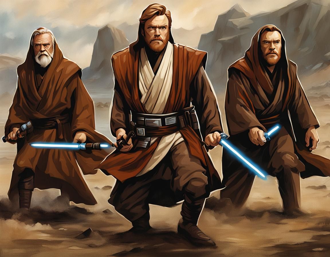 Obi-Wan Kenobi Digital Portrait