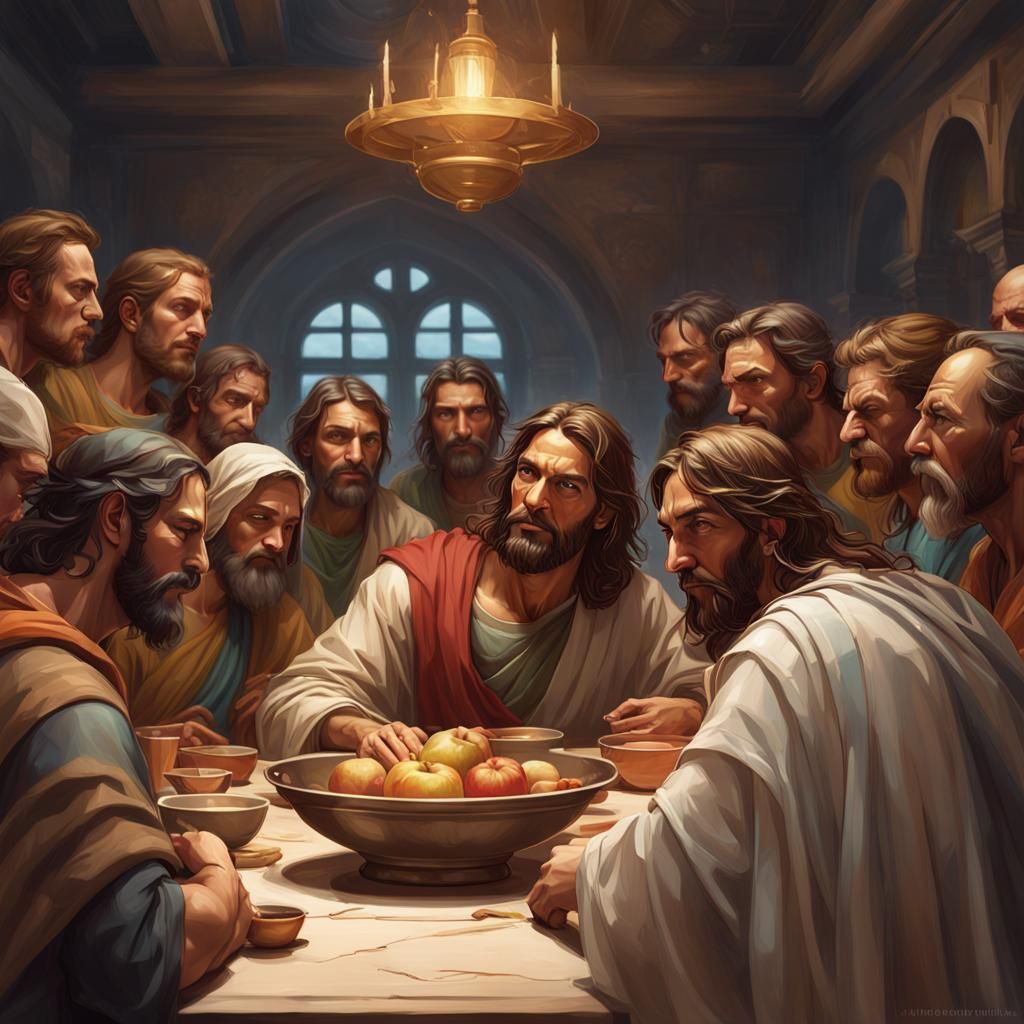 The Last Supper Portrait in Unreal Engine 5