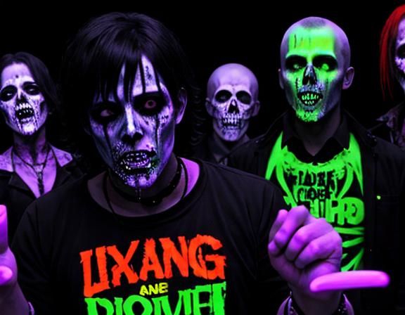 Living Dead Black Light Horror Party