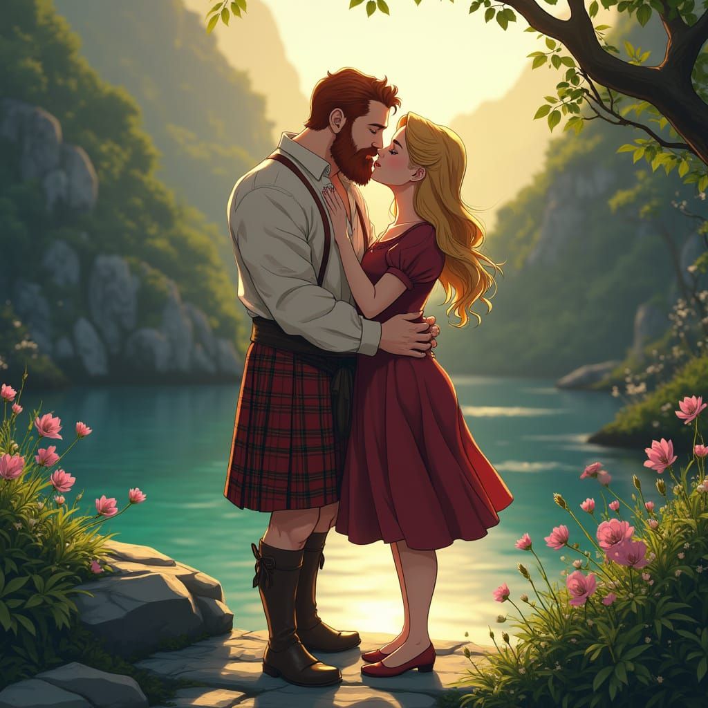 Romantic Moment on the Isle of Skye