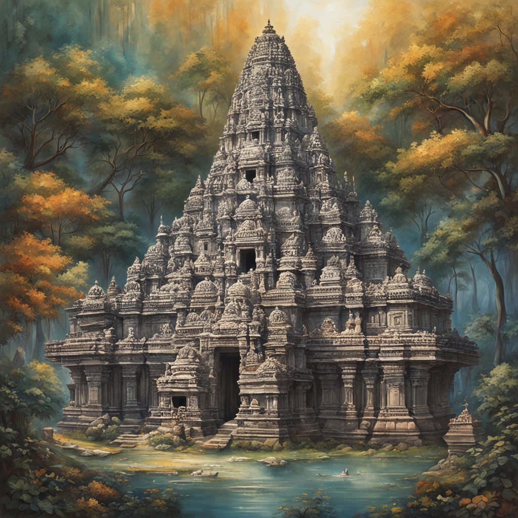 The carving of these temples in stone reflects permanence and the unchanging nature of the divine, while at the same tim...