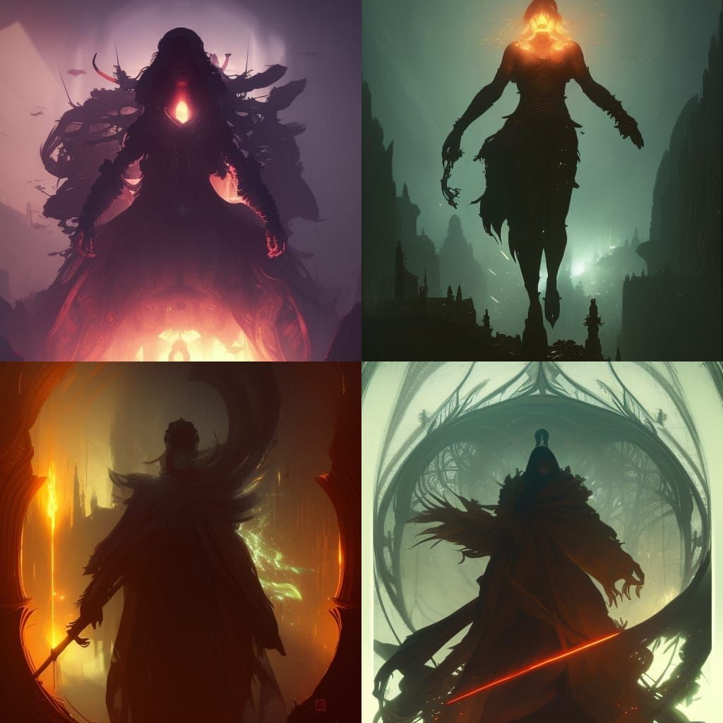 Dark Fantasy Shadow Realm Masterpiece in 8k