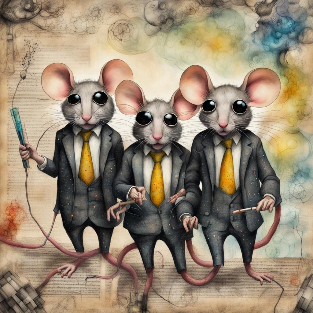 “Crack crack crack, ugly stupid mice, we’ll beat them blue and black, we’ll squash them all like lice, crack crack crack...