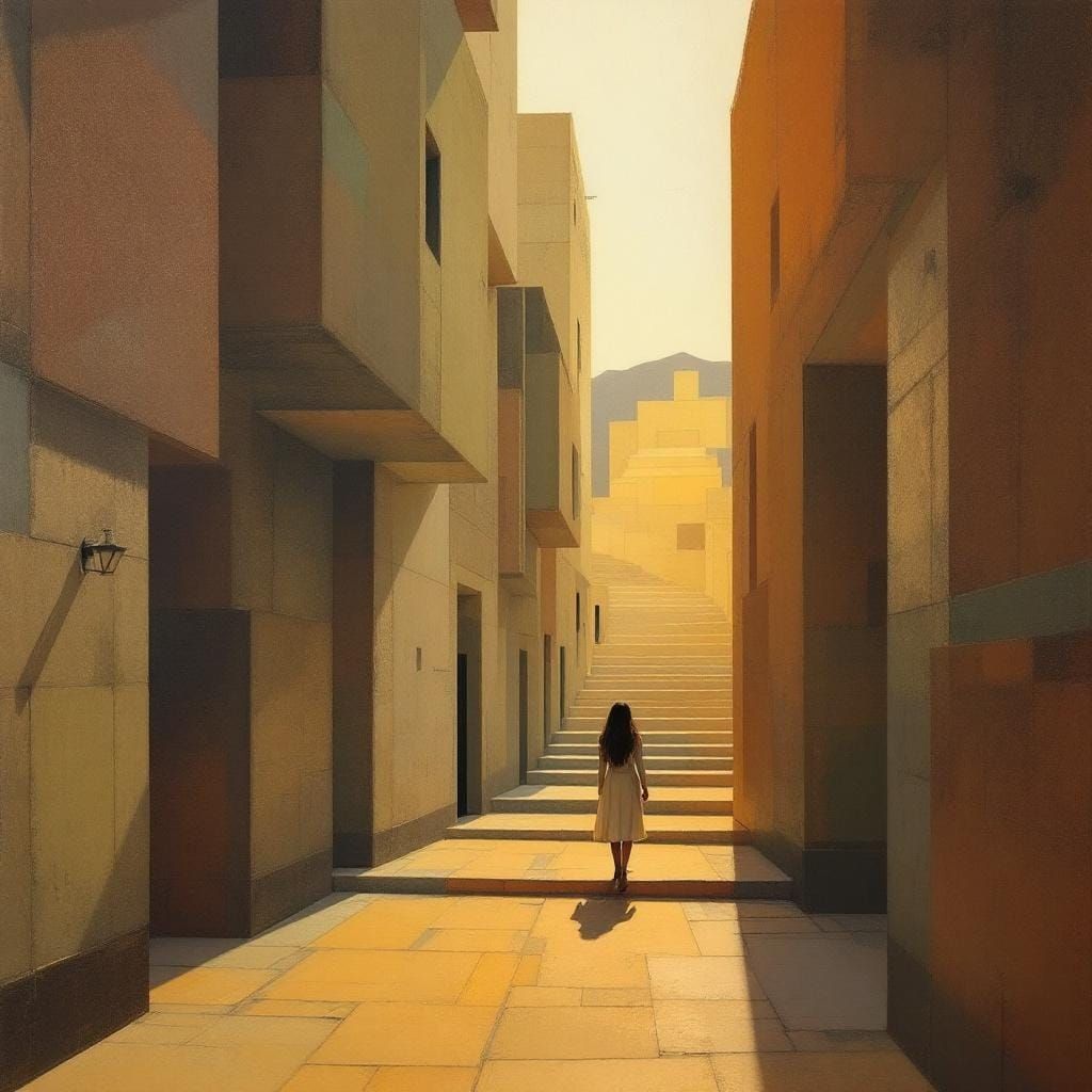 Inca Art Fusion: Geometric Symbolism and Monumental Forms