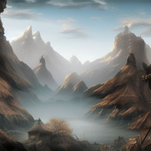 Detailed Matte Painting of a Futanari