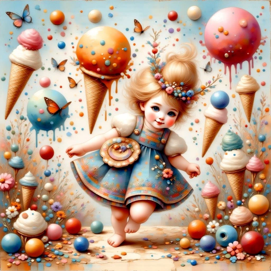 Vintage Style Children's Ice Cream Party