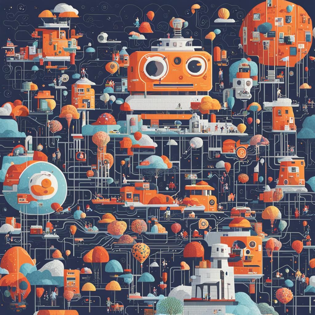 Abstract Representation of Artificial Intelligence