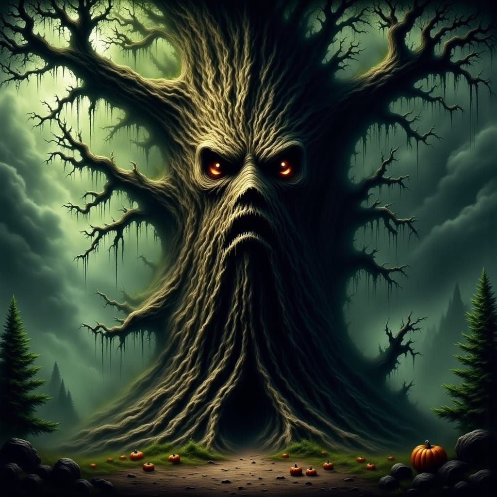 Ethereal Treant of the Haunted Forest