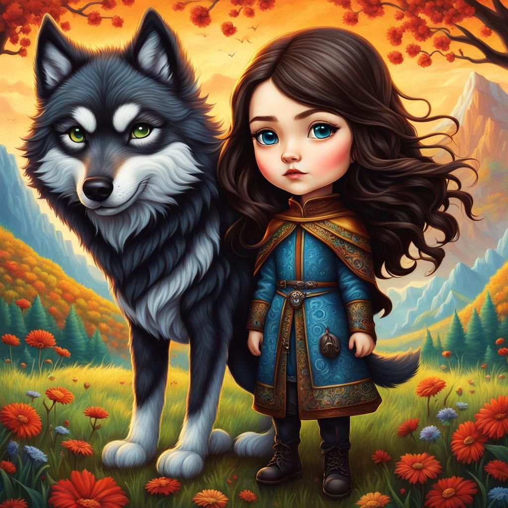 Arya and Nymeria