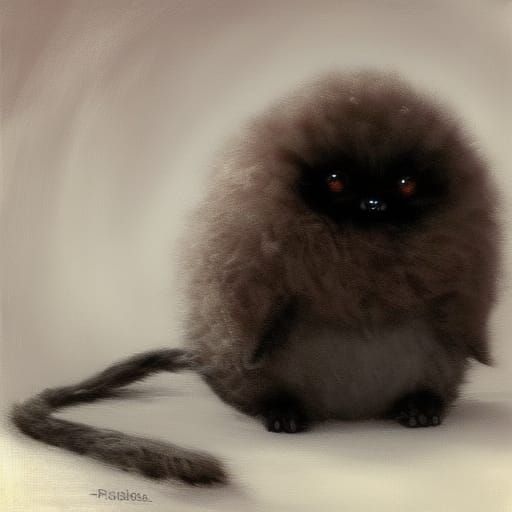 Sinister Fluff Ball Art