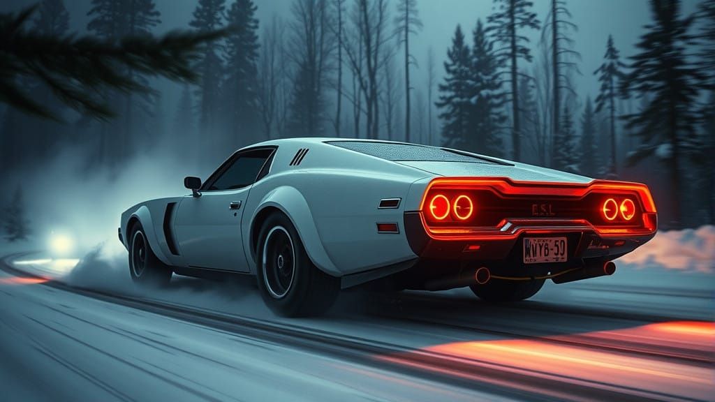 Vintage Berlin Supercar Rips Through the Canadian Wilderness