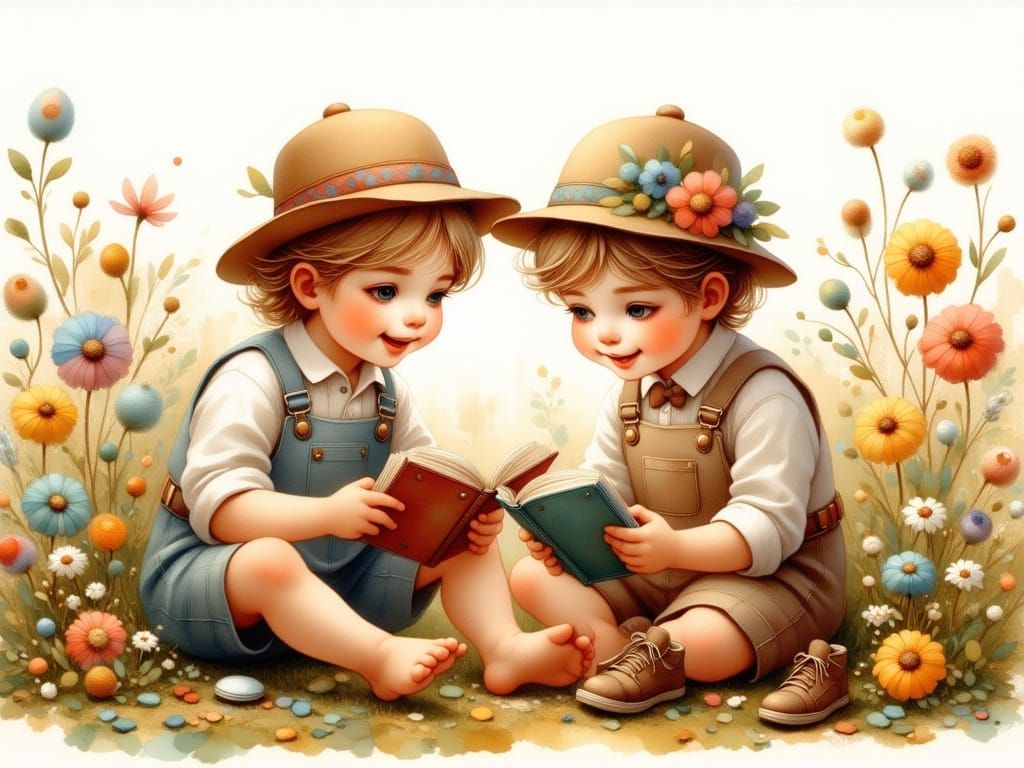 Whimsical Childhood Tales in a Vintage Aesthetic