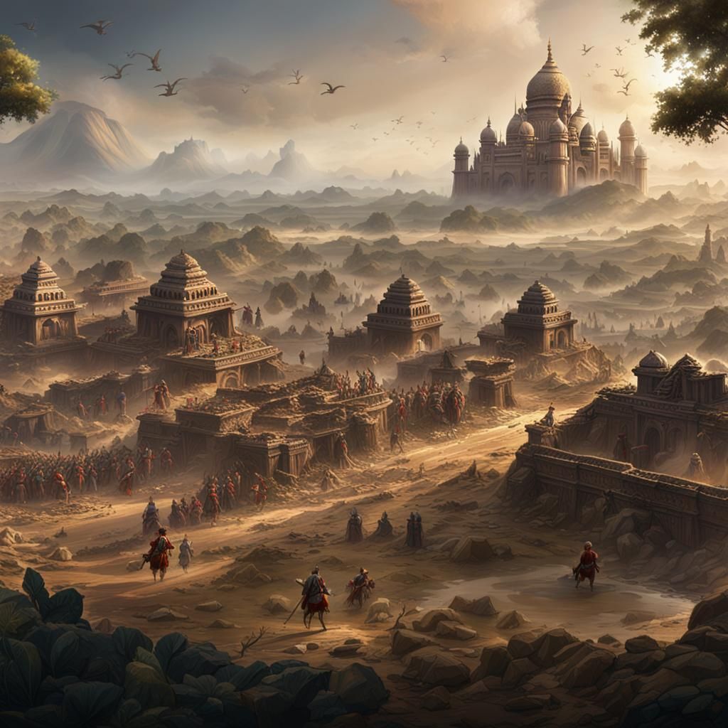 British and Indian Forces Clash in India