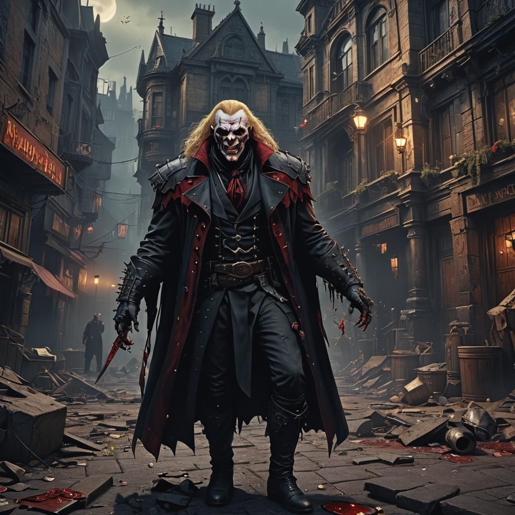 Gangrel Vampire Detailed Matte Painting