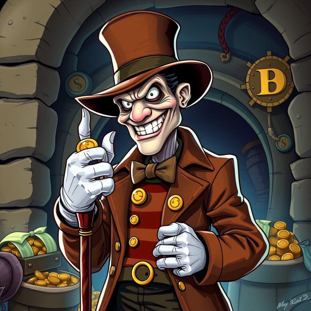 Freddy Krueger in Victorian Steampunk Christmas Carol