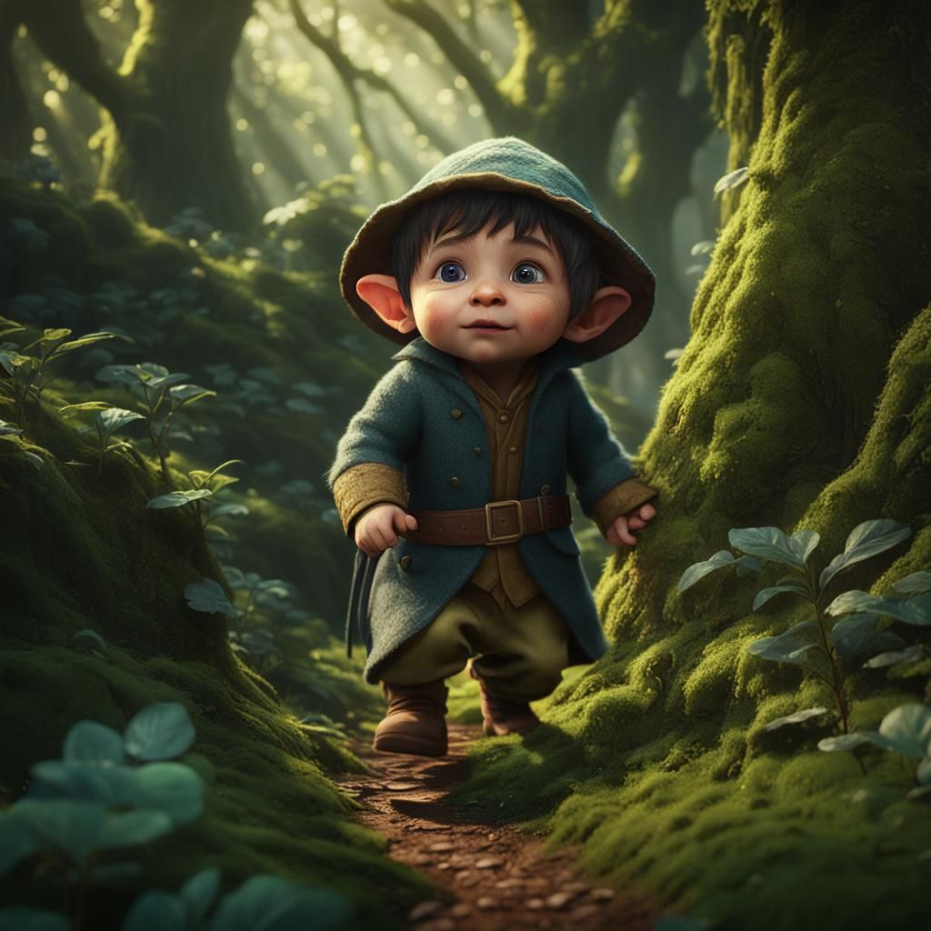 Curious Little Hobbit at Bindbole Wood