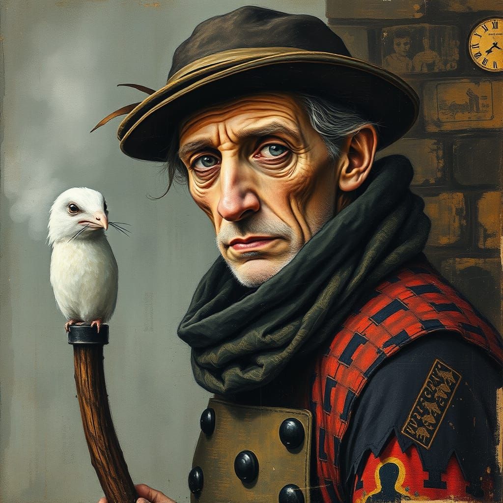 Surreal Chimneysweep in Avant-Garde Collage