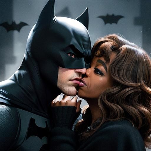 Batman and Oprah: An Unlikely Kiss