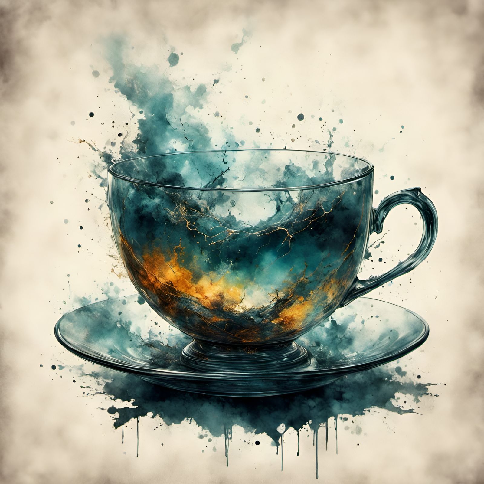 Tempest in a Teacup: Stormy Still Life