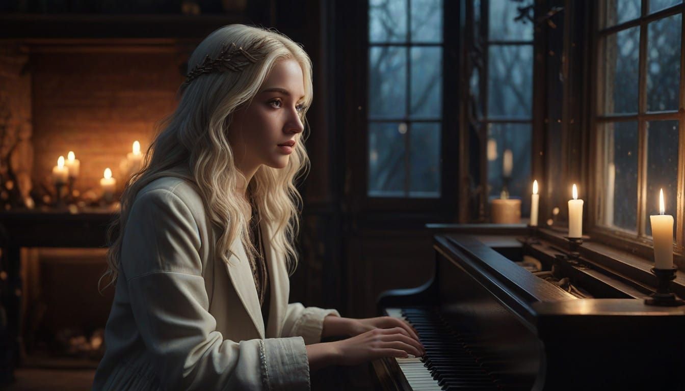 Whimsical Fantasy Portrait in Photorealistic Style