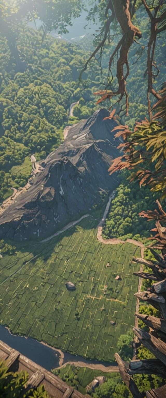 Mount Fuji in Japan: 3D Rendered Art