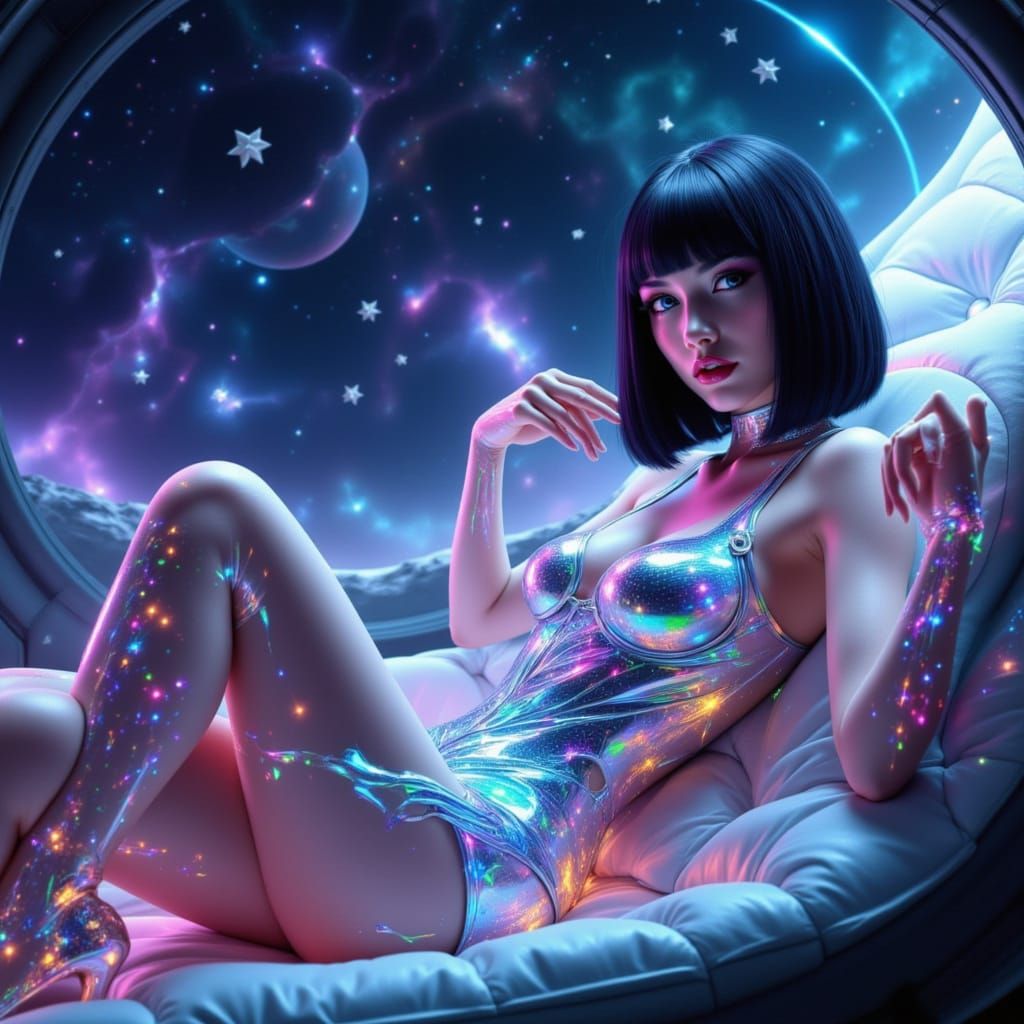 Dakini Spirit Guide Loxy Bliss in Futuristic Uniform