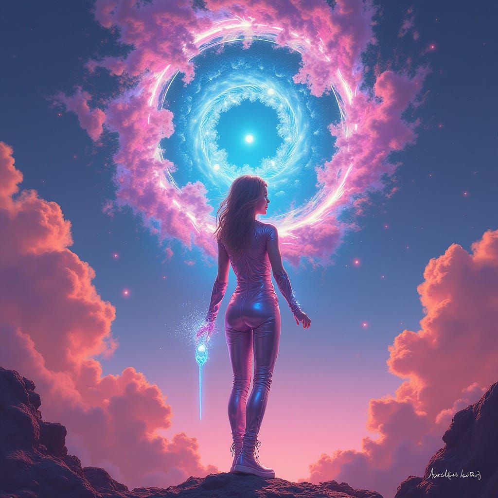 Unlocking the Tenth Dimension in Neon Futurism