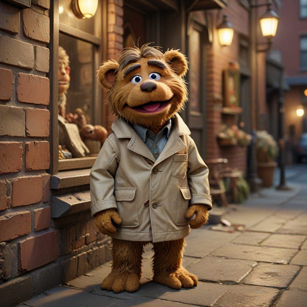 Rumpled Muppet Detective Columbo