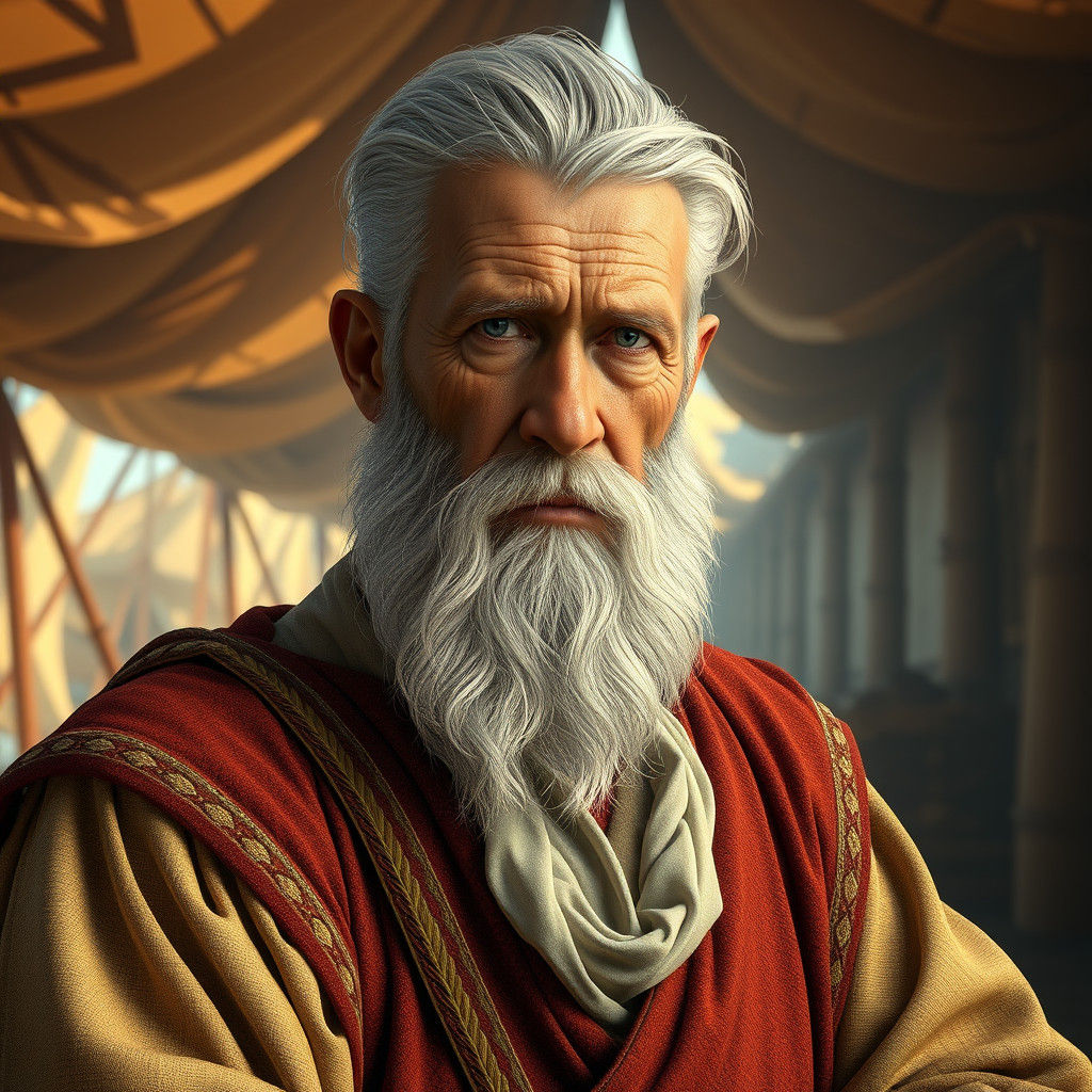 Venetian Merchant Praying in Renaissance Style