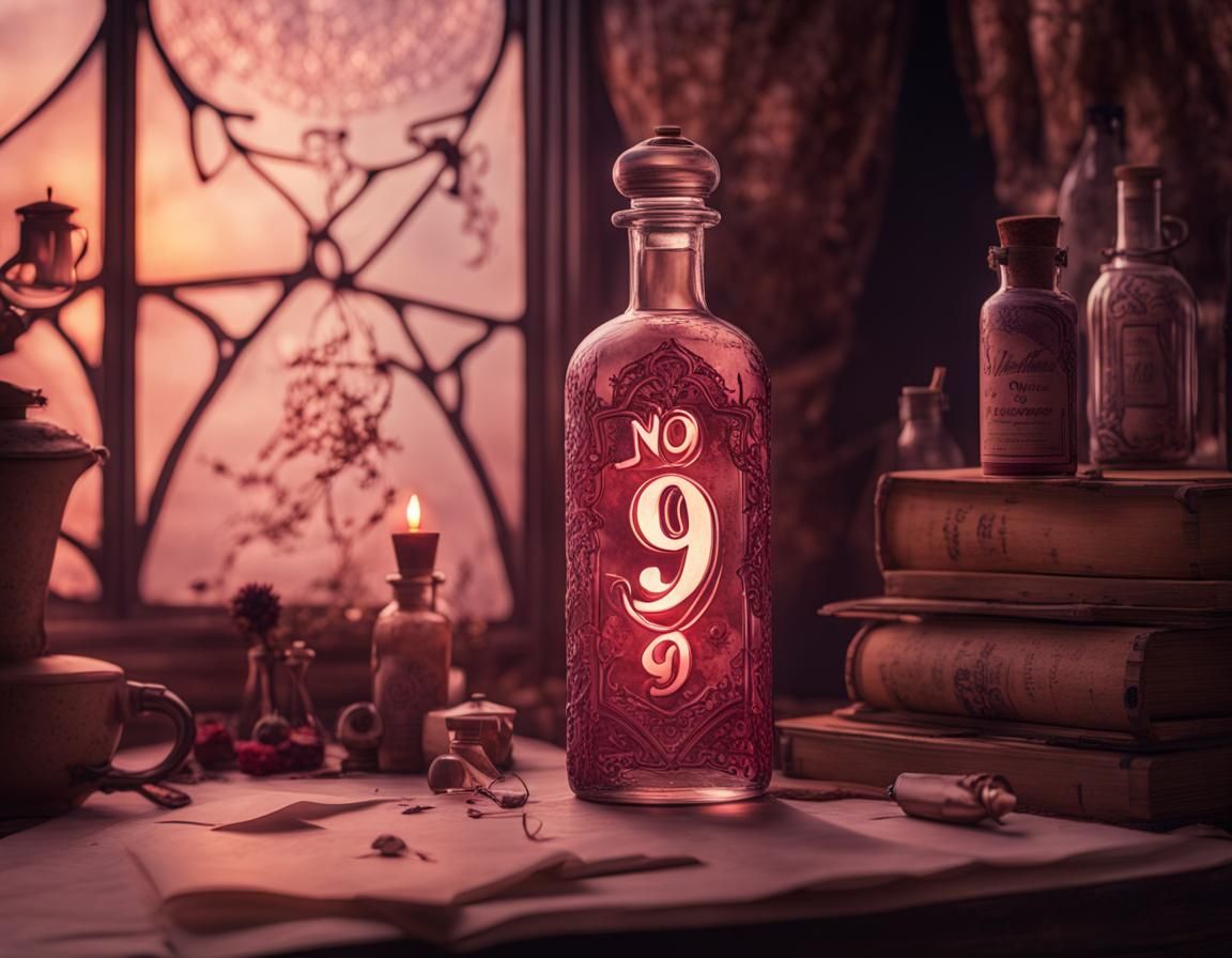 Love Potion No. 9 in Alchemist Shop at Magic Hour