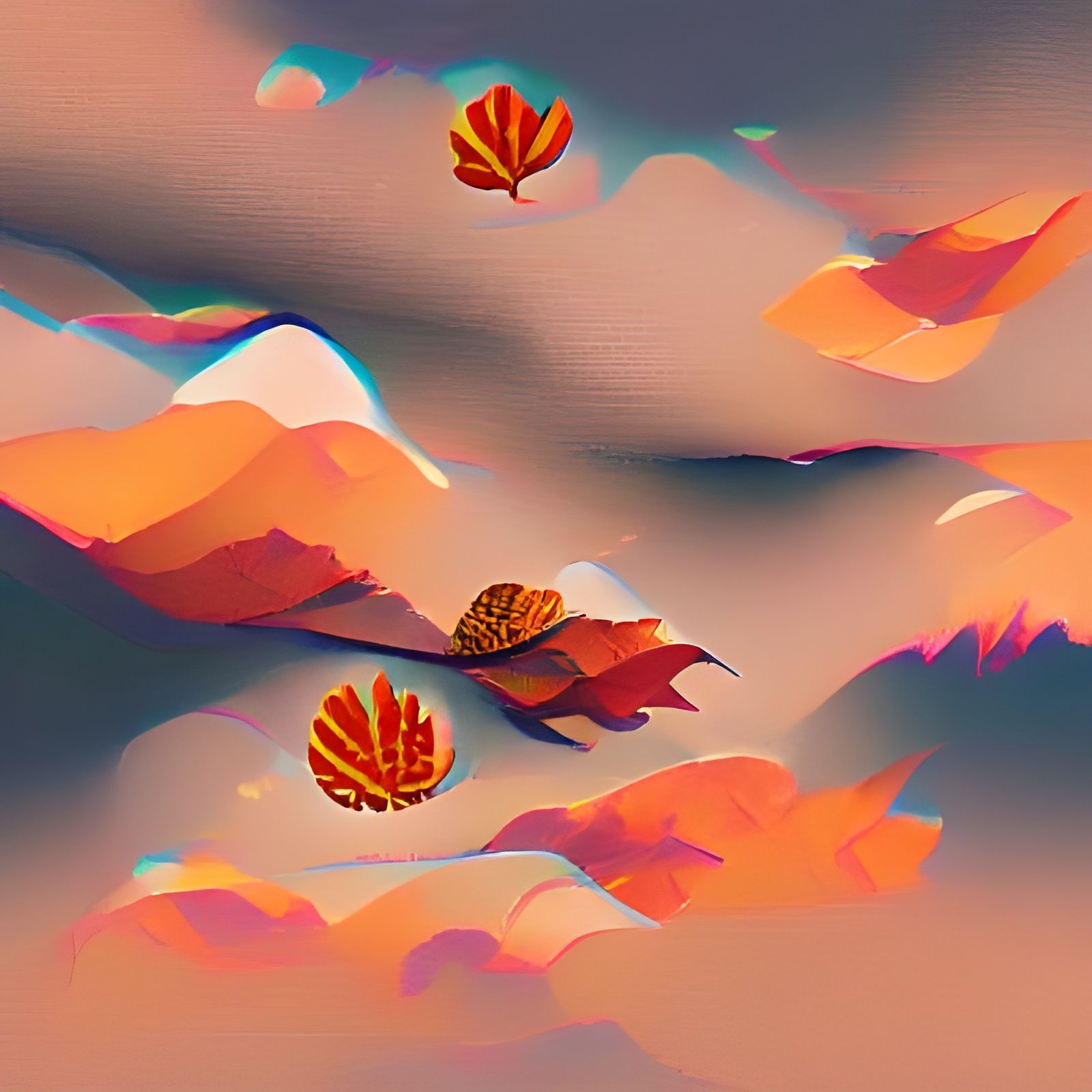 AI Generated Autumn Scene