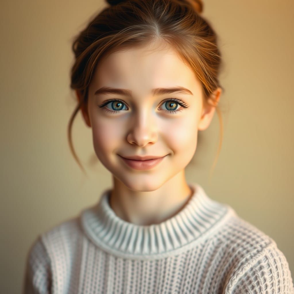Soft Focus Portrait of a Teenage Girl