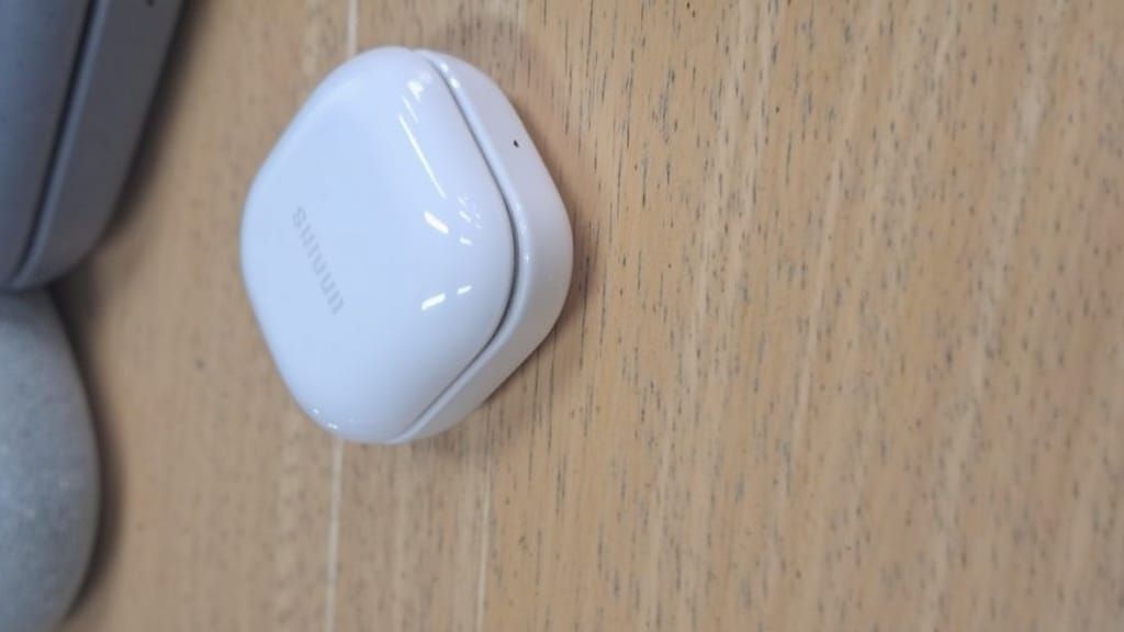 Stunning Woman in Futuristic Gown, Hyperrealistic Style