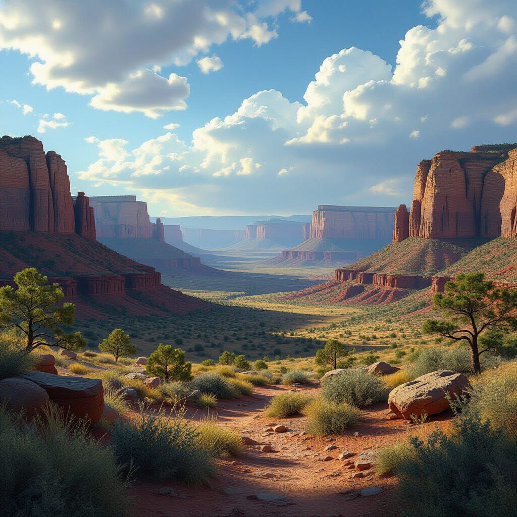 Epic Wilderness Landscape in New Mexico Wildlife Refuge