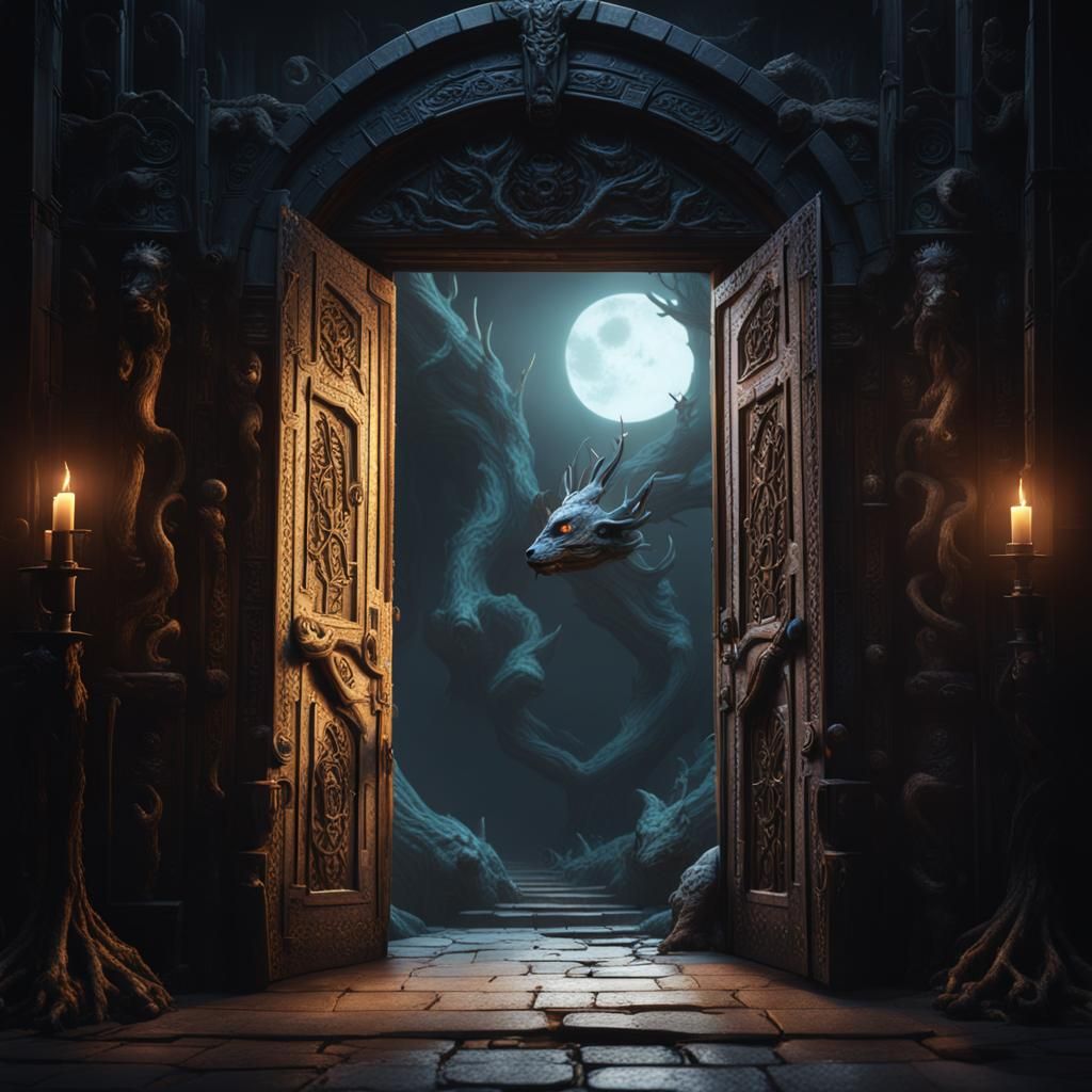 Portal Doorway with Waiting Creatures