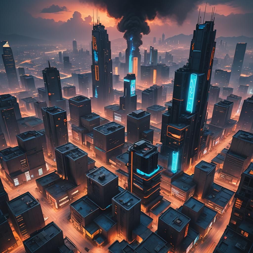 Cyberpunk Cityscape: Los Santos Invades Call of Duty