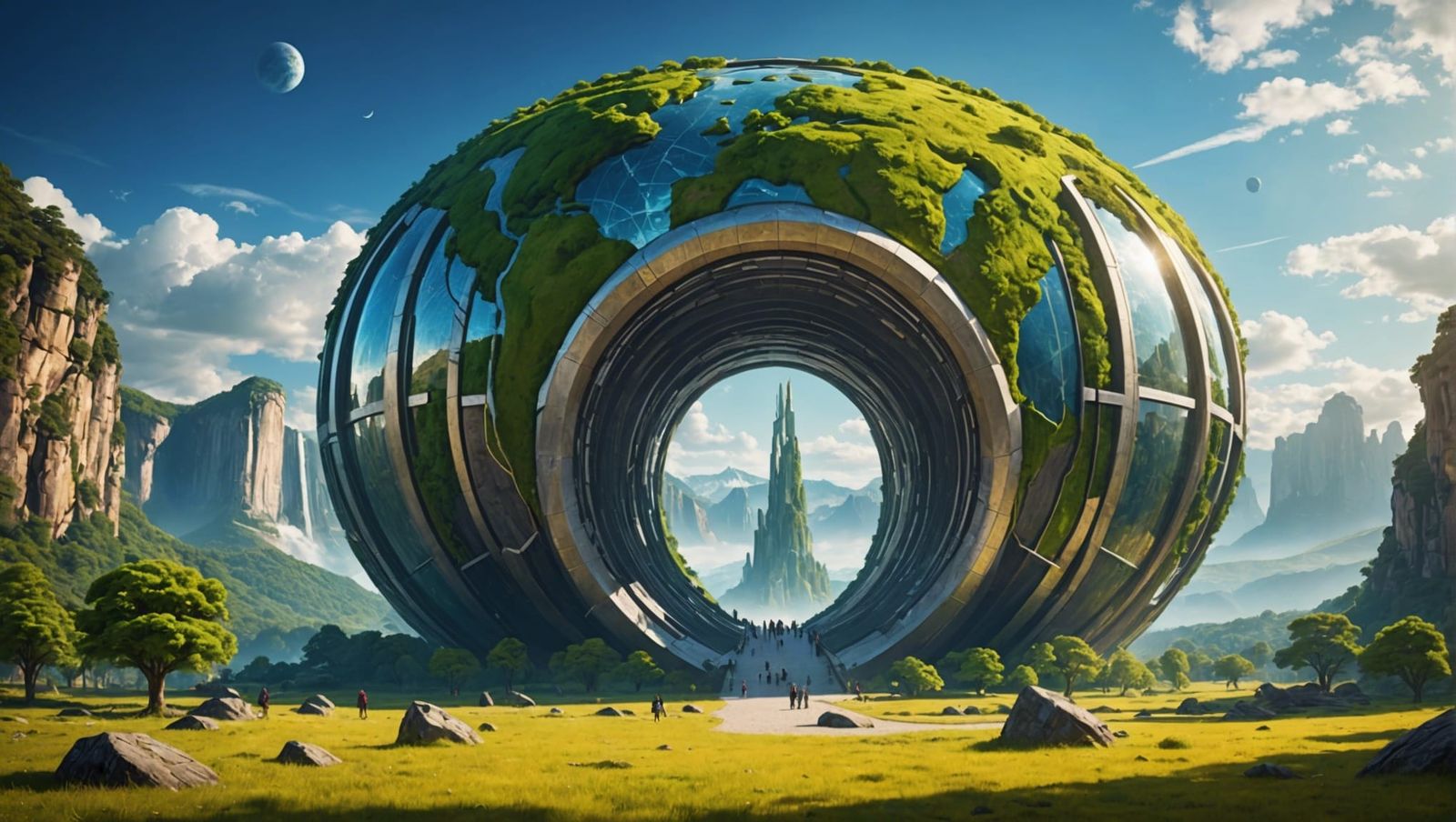 Monumental Earth in Futuristic National Park
