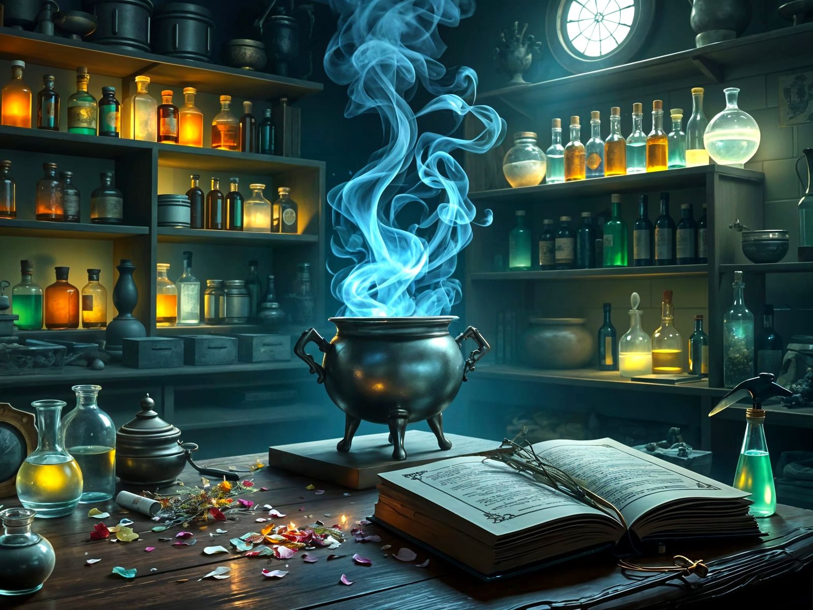 Celestial Apothecary's Enchanting Laboratory in 4K