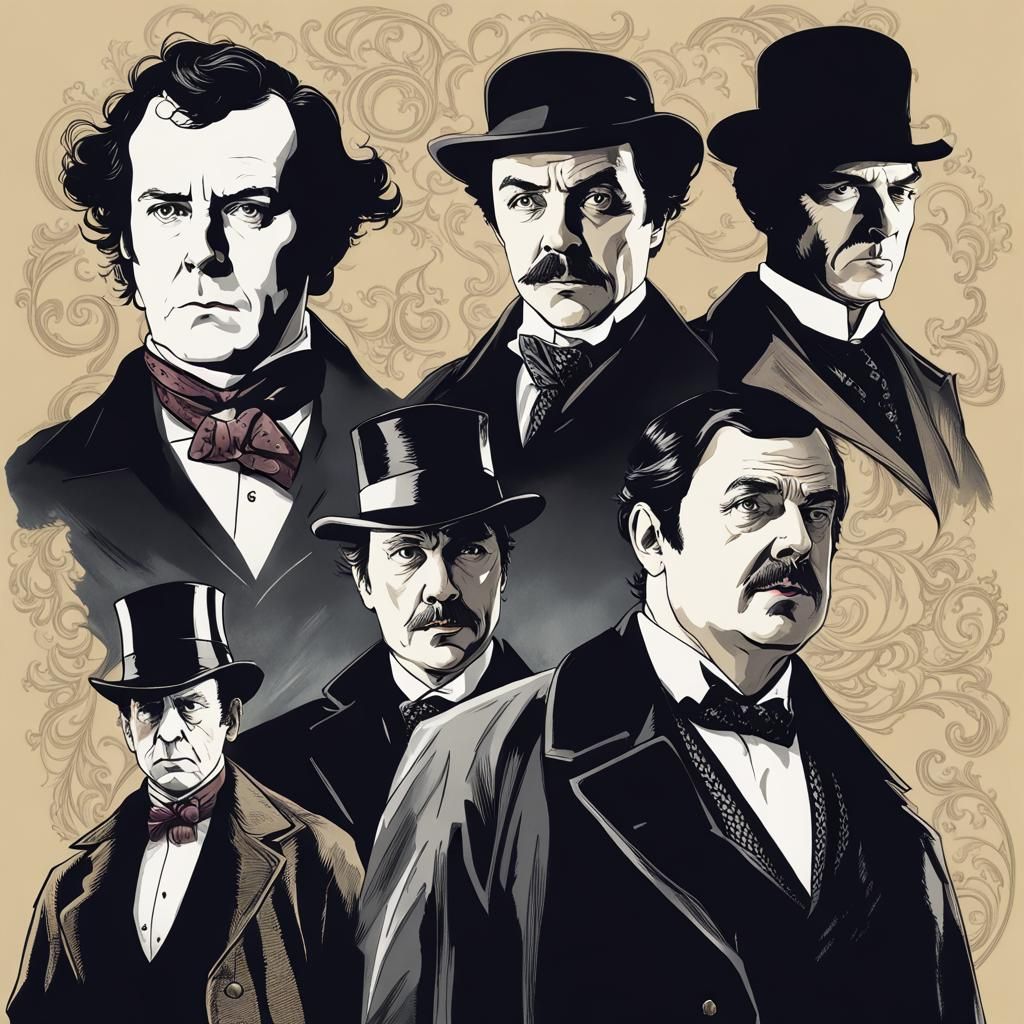 Humorous Sherlock Holmes Character Reimagining