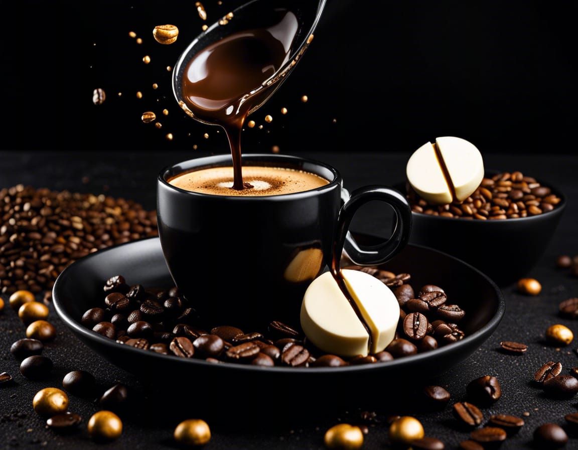 Coffee and Chocolate Still Life in 4K Resolution