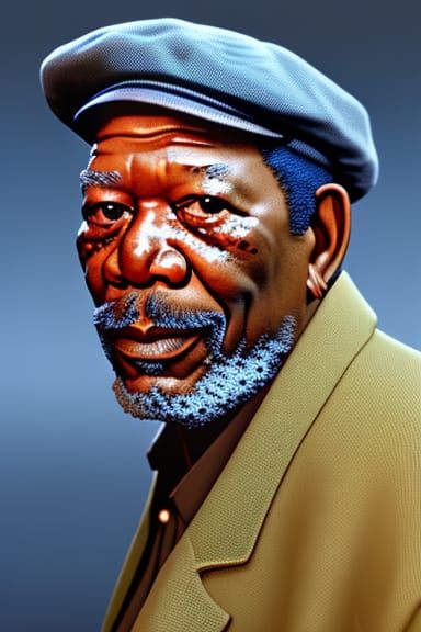 Morgan Freeman as Red in Shawshank Redemption