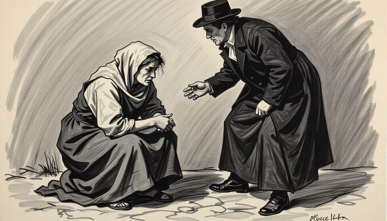 Social Injustice: Poor Woman Harassed by Rich Elite