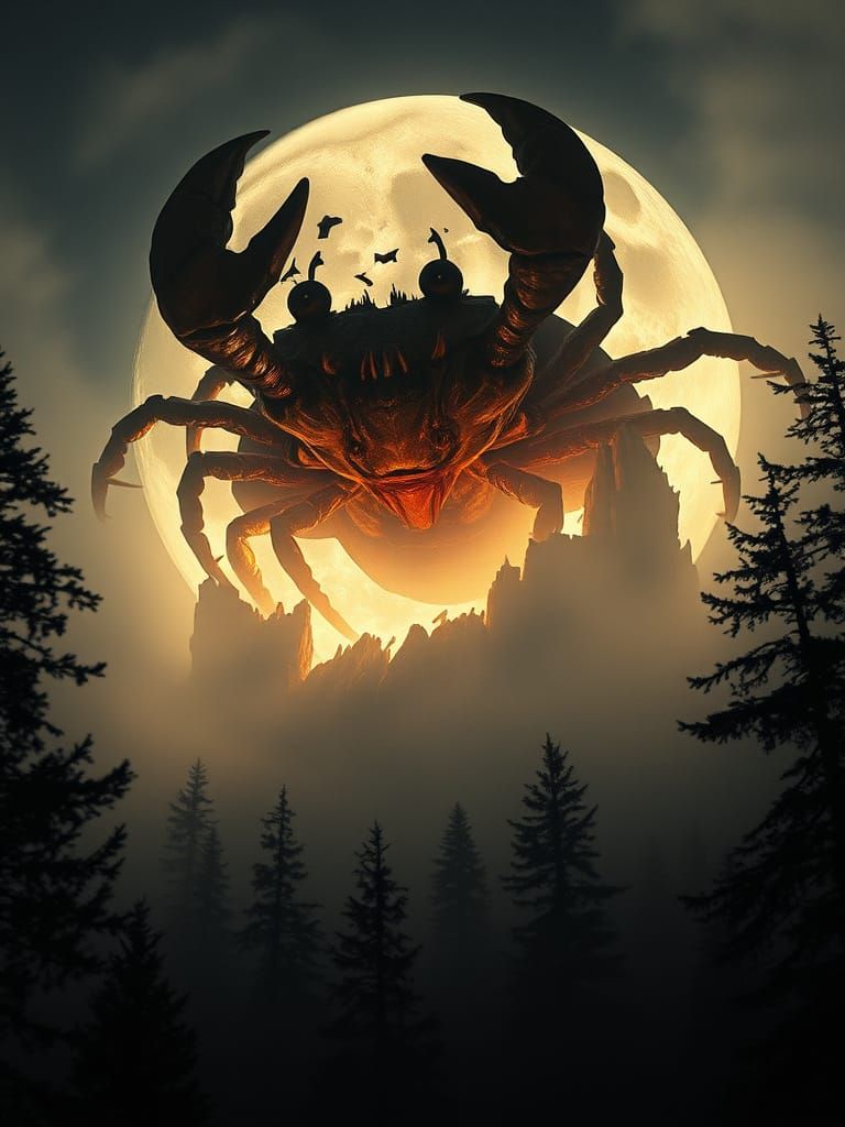 Grim Moonlit Apocalypse: Crustacean Horror Emerges