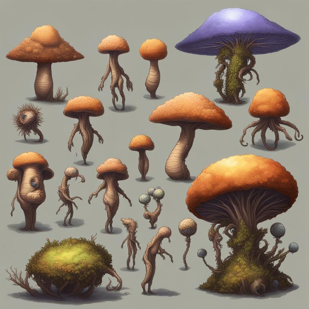 Inhabitants of Planet Gloopenspore