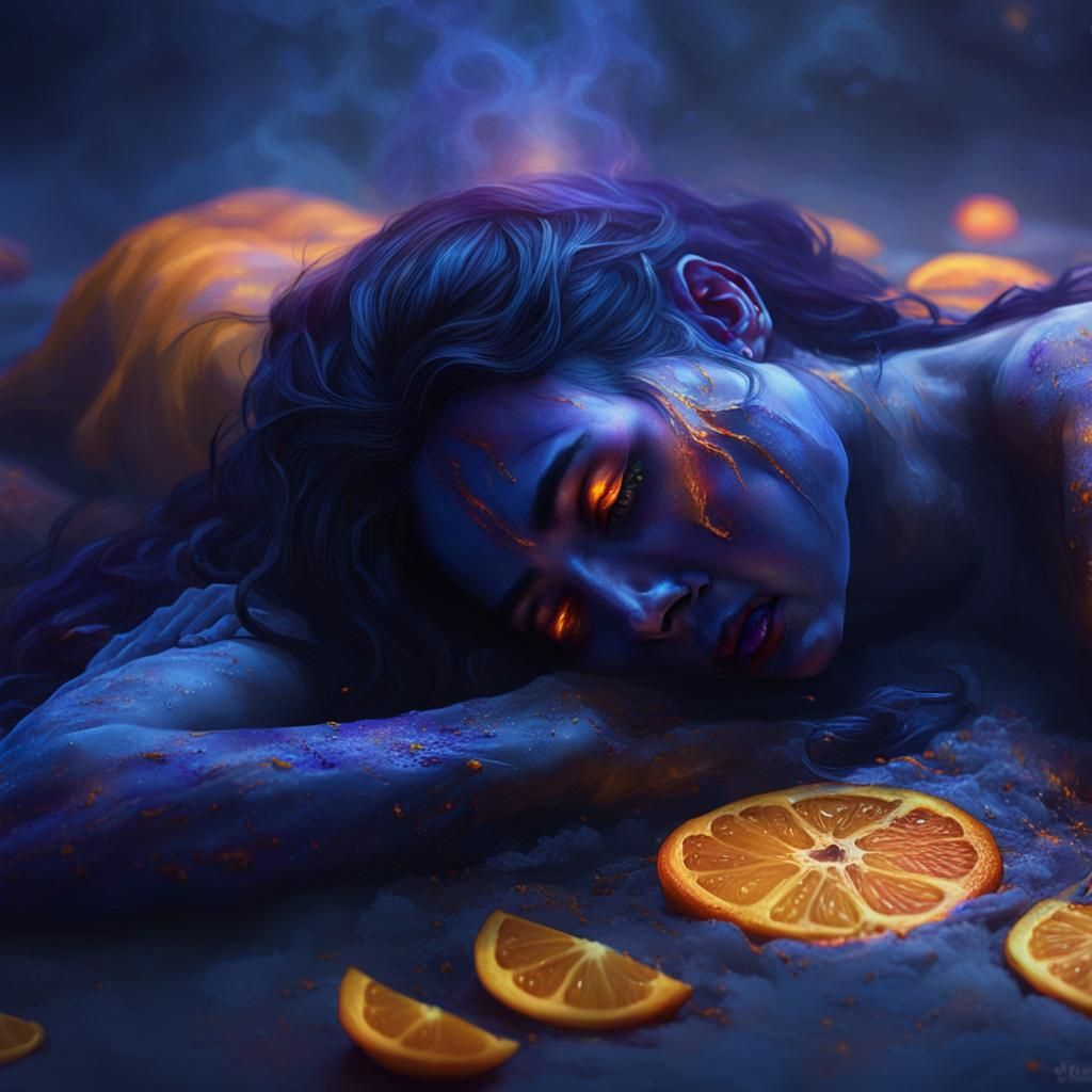 Ethereal Spirit Ascending in Dark Fantasy Art