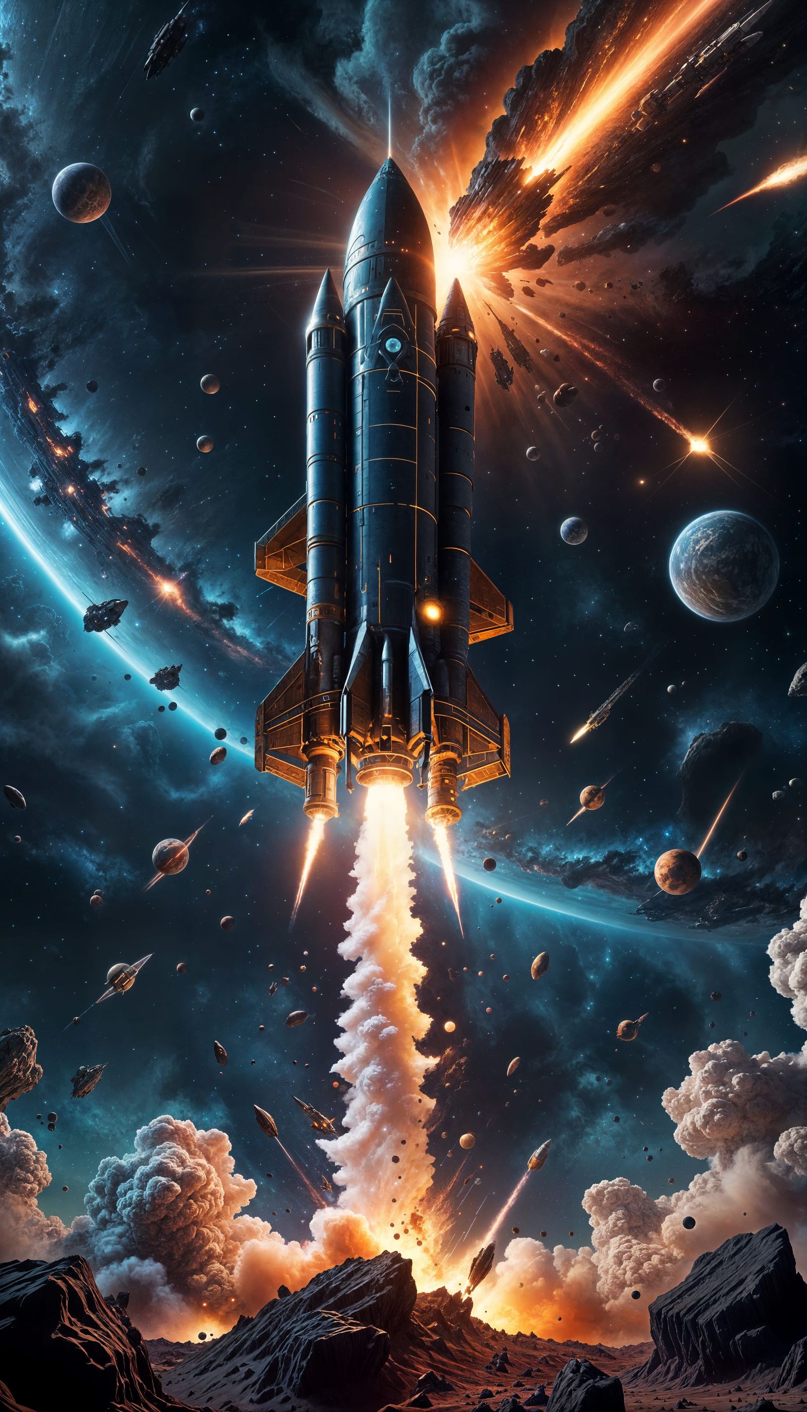 Rocket Ships - We have blast off!