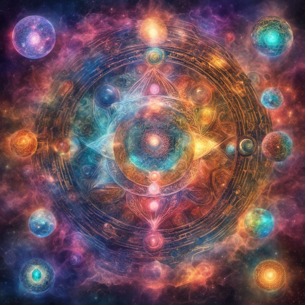 Glowing Chakra Orbs with Ancient Power